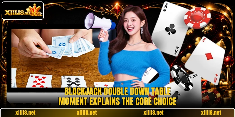 Blackjack double down table moment explains the core choice Blackjack double down table moment explains the core choice