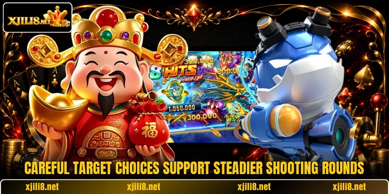 Careful target choices support steadier shooting rounds Careful target choices support steadier shooting rounds