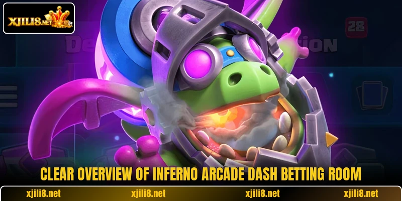 Clear overview of Inferno Arcade Dash betting room Clear overview of Inferno Arcade Dash betting room