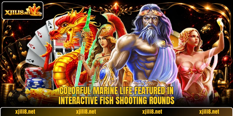 Colorful marine life featured in interactive fish shooting rounds