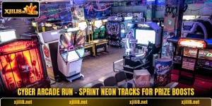 Cyber Arcade Run - Sprint Neon Tracks For Prize Boosts
