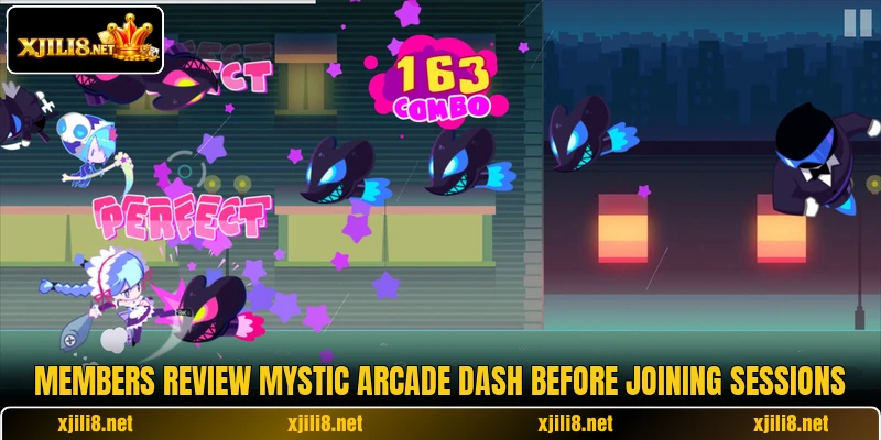 Members review Mystic Arcade Dash before joining sessions Members review Mystic Arcade Dash before joining sessions