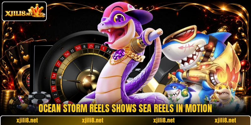 Ocean Storm Reels shows sea reels in motion Ocean Storm Reels shows sea reels in motion