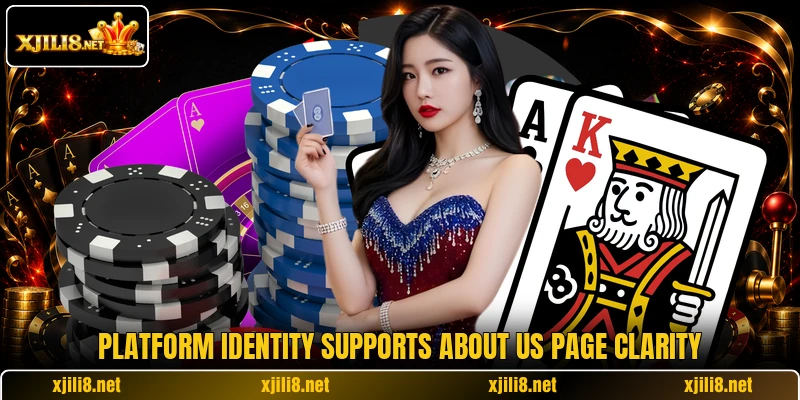 Platform identity supports about us page clarity Platform identity supports about us page clarity