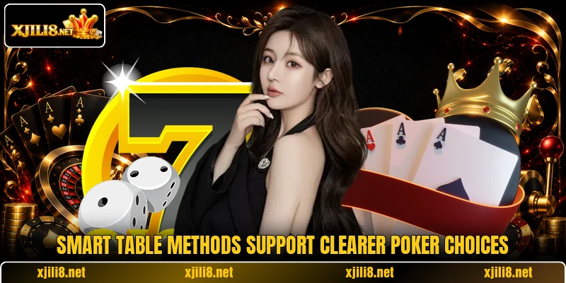 Smart table methods support clearer poker choices Smart table methods support clearer poker choices